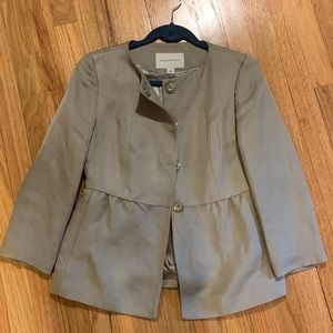 Banana Republic collarless blazer